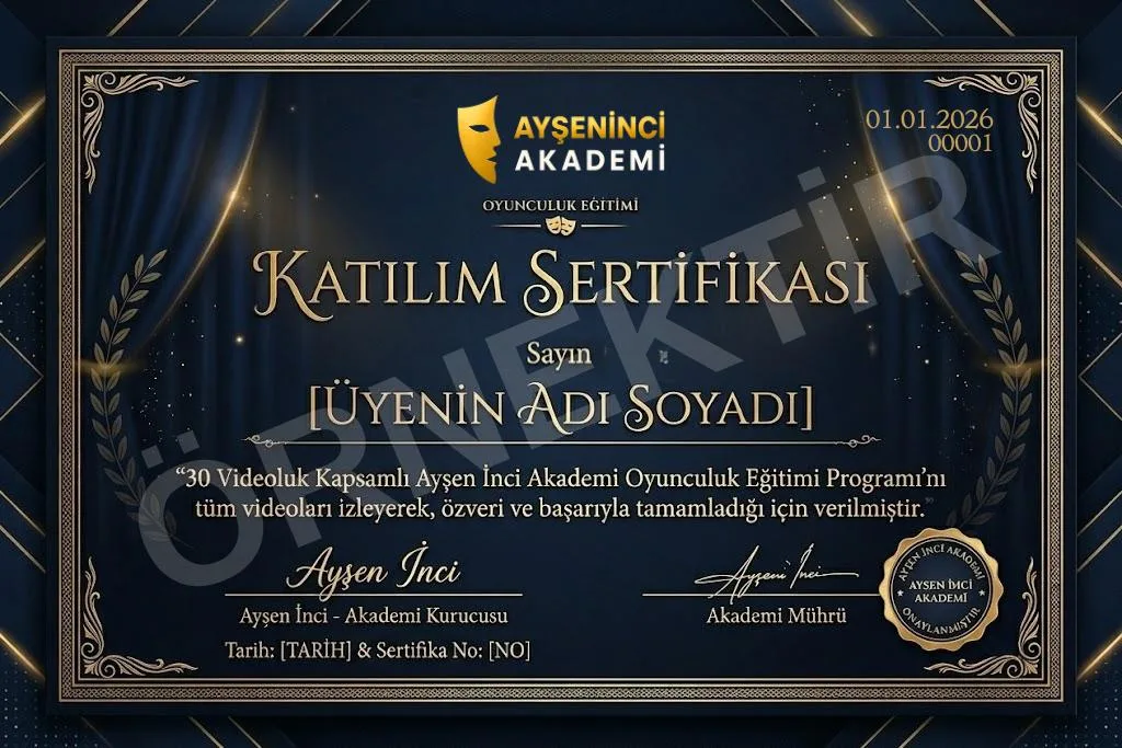 Katılım Sertifikan